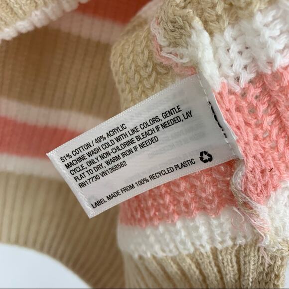 Wild Fable Cotton Knit Blend Pullover Sweater Large - Picture 4 of 5